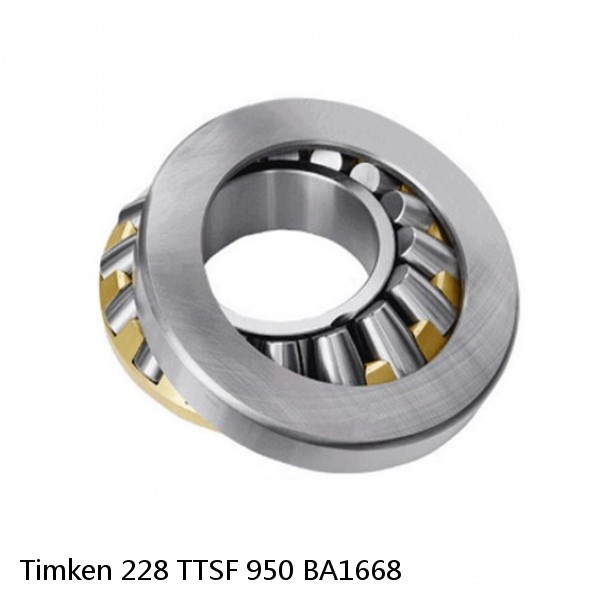 228 TTSF 950 BA1668 Timken Thrust Tapered Roller Bearing #1 small image